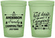 Custom Family Vacation 16 oz Glow In The Dark Cups - Camping Trip | 180017