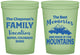 Custom Family Vacation 16 oz Glow In The Dark Cups - Mountains | 180021