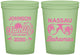 Custom Family Vacation 16 oz Glow In The Dark Cups - Bahamas | 180041