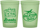 Custom Family Vacation 16 oz Glow In The Dark Cups - Road Trip Plane | 180052