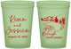 Custom Wedding 16 oz Glow In The Dark Cups - North Carolina | 182