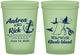 Custom Wedding 16 oz Glow In The Dark Cups - Rhode Island | 188