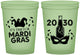 Custom Mardi Gras 16 oz Glow In The Dark Cups - New Orleans | 190003