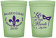 Custom Mardi Gras 16 oz Glow In The Dark Cups - Life Of The Mardi | 190004