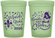 Custom Mardi Gras 16 oz Glow In The Dark Cups - Beads And Boobs | 190005
