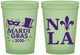 Custom Mardi Gras 16 oz Glow In The Dark Cups - Nola Fleur De Lis | 190014