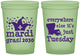 Custom Mardi Gras 16 oz Glow In The Dark Cups - Nola New Orleans | 190016