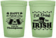 Custom St Patricks Day 16 oz Glow In The Dark Cups - Eat Drink Be Irish | 200002