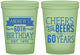 Custom Birthday 16 oz Glow In The Dark Cups - Cheers Beers To 60 Years | 20001