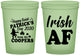 Custom St Patricks Day 16 oz Glow In The Dark Cups - Irish Af Leprechaun | 200012