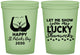 Custom St Patricks Day 16 oz Glow In The Dark Cups - Shamrocks | 200015