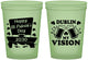 Custom St Patricks Day 16 oz Glow In The Dark Cups - Dublin My Vision | 200016