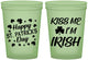 Custom St Patricks Day 16 oz Glow In The Dark Cups - Kiss Me I Am Irish | 200018