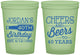 Custom Birthday 16 oz Glow In The Dark Cups - Cheers Beers To 40 Years | 20002