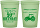 Custom Birthday 16 oz Glow In The Dark Cups - 50th Tractor | 20005