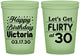 Custom Birthday 16 oz Glow In The Dark Cups - Flirty At 30 | 20015
