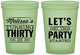 Custom Birthday 16 oz Glow In The Dark Cups - 30th | 20017