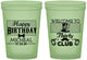 Custom Birthday 16 oz Glow In The Dark Cups - 30th | 20018