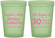 Custom Birthday 16 oz Glow In The Dark Cups - 30th The Last 29 Years | 20019