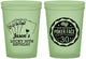 Custom Birthday 16 oz Glow In The Dark Cups - 30th Las Vegas | 20060