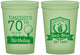 Custom Birthday 16 oz Glow In The Dark Cups - 70th Golf | 20061