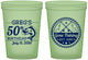 Custom Birthday 16 oz Glow In The Dark Cups - 50th Nautical | 20065