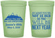 Custom Birthday 16 oz Glow In The Dark Cups - 40th Over The Hill | 20121
