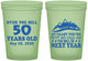 Custom Birthday 16 oz Glow In The Dark Cups - 50th Over The Hill | 20124