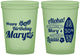 Custom Birthday 16 oz Glow In The Dark Cups - 30th Hawaii | 20136
