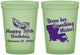 Custom Birthday 16 oz Glow In The Dark Cups - 30th Mardi Gras | 20146