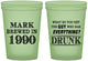 Custom Birthday 16 oz Glow In The Dark Cups - 40th | 20148