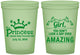 Custom Birthday 16 oz Glow In The Dark Cups - 40th Princess | 20152