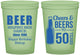 Custom Birthday 16 oz Glow In The Dark Cups - Cheers Beers To 50 Years | 20160