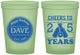 Custom Birthday 16 oz Glow In The Dark Cups - Cheers To 25 Years | 20164