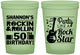 Custom Birthday 16 oz Glow In The Dark Cups - 50th Rock Star | 20173