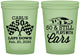 Custom Birthday 16 oz Glow In The Dark Cups - 50th Race Car | 20187