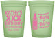 Custom Birthday 16 oz Glow In The Dark Cups - 30th Flirty At Thirty | 20191