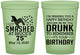 Custom Birthday 16 oz Glow In The Dark Cups - 75th | 20195