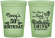 Custom Birthday 16 oz Glow In The Dark Cups - 50th | 20203