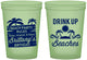 Custom Birthday 16 oz Glow In The Dark Cups - Drink Up Beaches | 20206