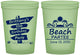 Custom Birthday 16 oz Glow In The Dark Cups - 65th Beach | 20210