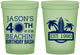 Custom Birthday 16 oz Glow In The Dark Cups - 40th Beach | 20212