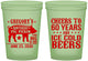 Custom Birthday 16 oz Glow In The Dark Cups - 60th Barbeque Bbq | 20217