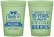 Custom Birthday 16 oz Glow In The Dark Cups - 30th | 20218