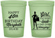 Custom Birthday 16 oz Glow In The Dark Cups - 40th | 20223