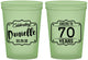 Custom Birthday 16 oz Glow In The Dark Cups - Cheers To 70 Years | 20227