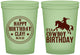 Custom Birthday 16 oz Glow In The Dark Cups - Cowboy | 20229