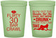 Custom Birthday 16 oz Glow In The Dark Cups - 30th Bar Crawl | 20233
