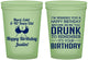 Custom Birthday 16 oz Glow In The Dark Cups - 40th | 20237