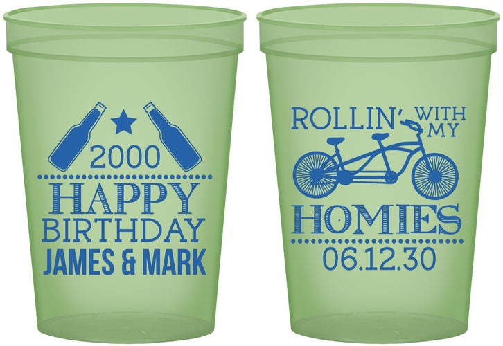 Custom Birthday 16 oz Glow In The Dark Cups - 30th | 20259